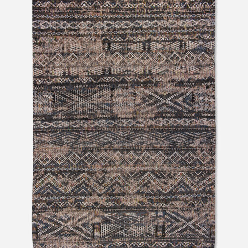 Tapis Antiquarian Kilim Black Rabat Louis de Poortere