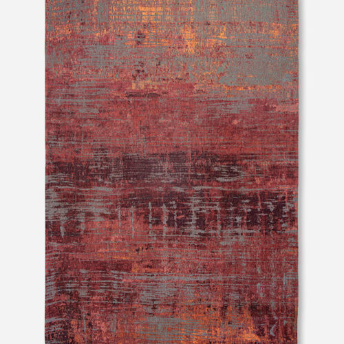 Tapis Atlantic Streaks Nassau Red Louis de Poortere