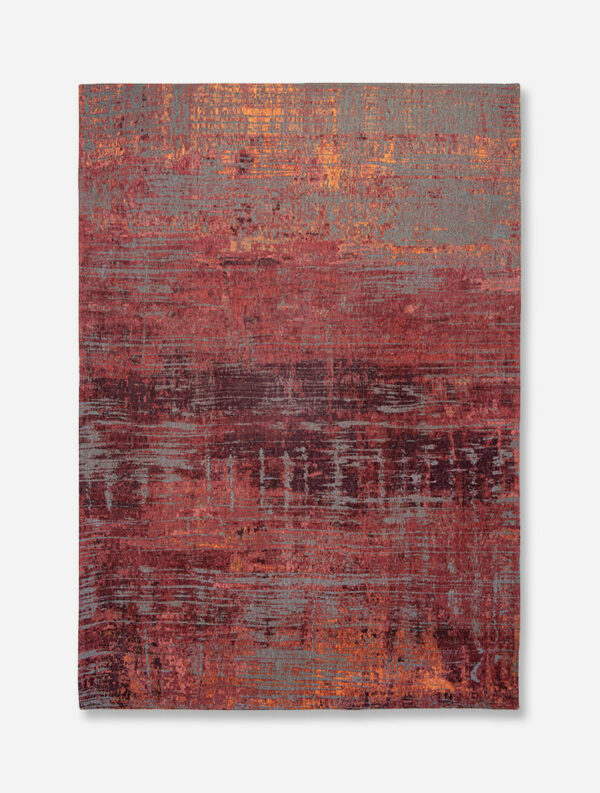 Tapis Atlantic Streaks Nassau Red Louis de Poortere
