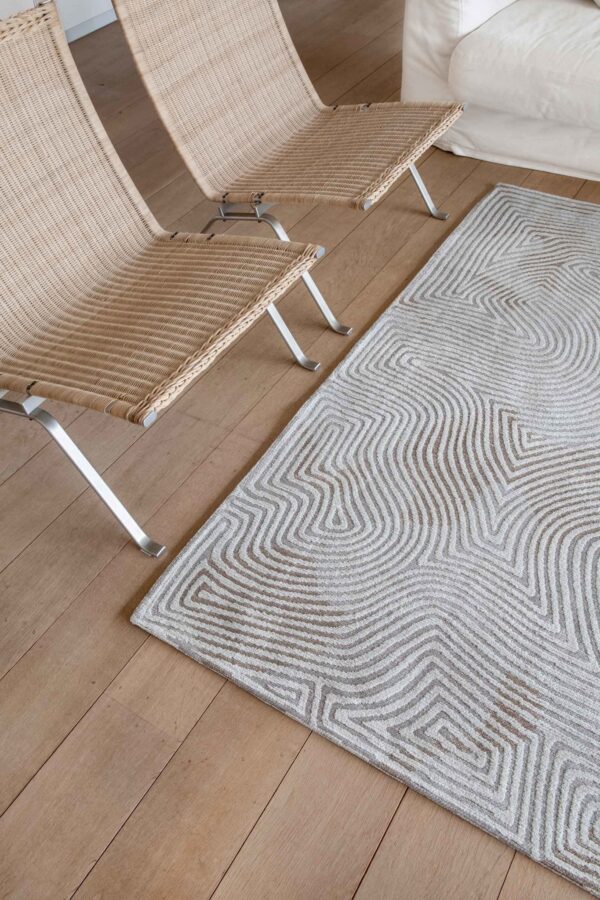 Tapis Meditation Coral Oyster White Louis de Poortere – Image 2