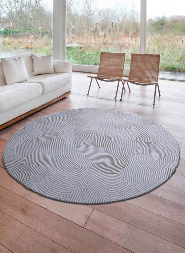 Tapis Meditation Coral Oyster White Louis de Poortere – Image 5