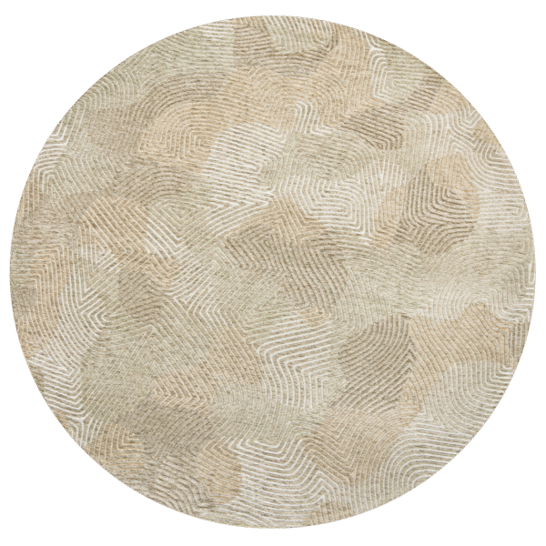 Tapis Meditation Coral Shell Beige Louis de Poortere – Image 4