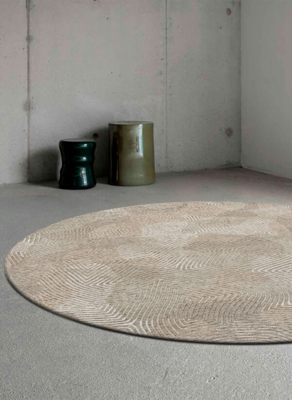 Tapis Meditation Coral Shell Beige Louis de Poortere – Image 5