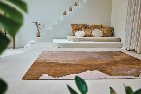 Tapis Meditation Lagoon Chestnut Louis de Poortere – Image 2