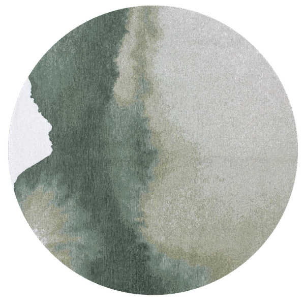 Tapis Meditation Lagoon Palm Green Louis de Poortere – Image 4
