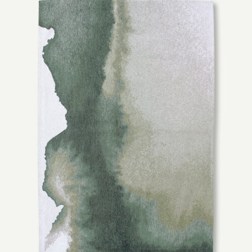 Tapis Meditation Lagoon Palm Green Louis de Poortere