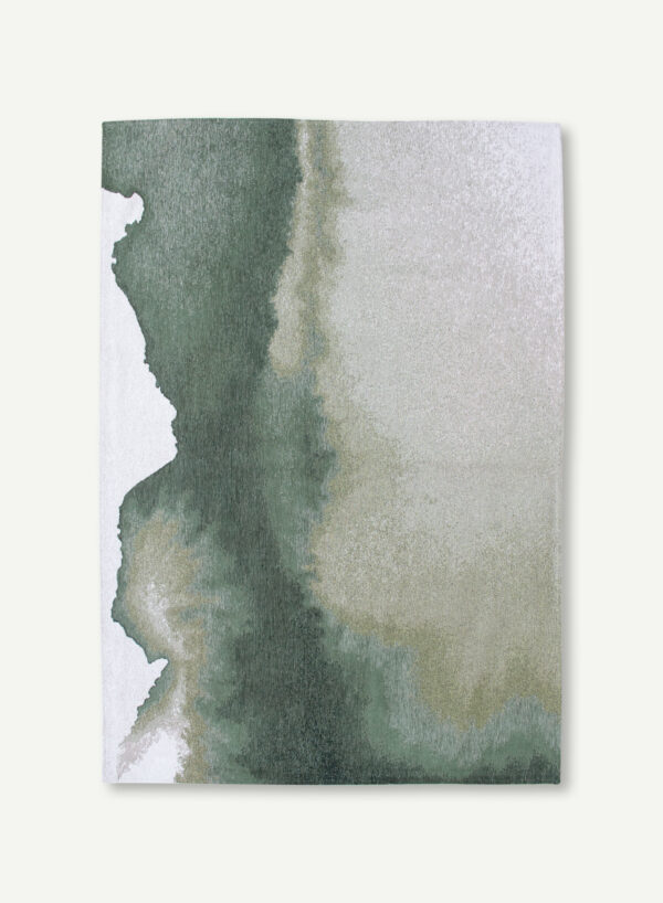 Tapis Meditation Lagoon Palm Green Louis de Poortere