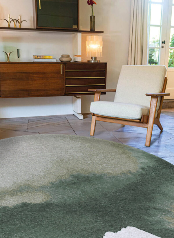 Tapis Meditation Lagoon Palm Green Louis de Poortere – Image 5