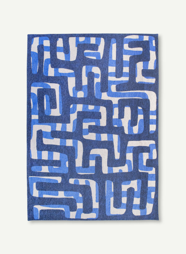 Tapis Craft Kuba Ultramarine Louis de Poortere
