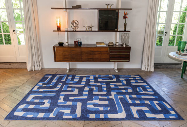 Tapis Craft Kuba Ultramarine Louis de Poortere – Image 2