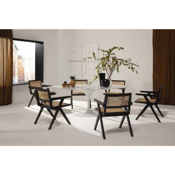 Table en marbre ovale Obaline Thai Natura-25612:00-image ambiance