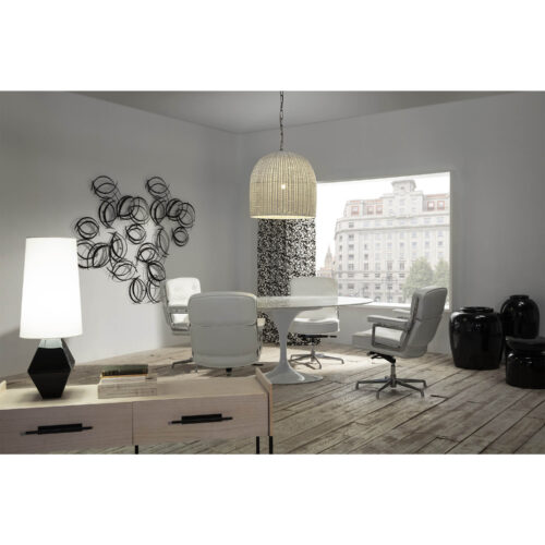 Table tulipe blanche Oblo Thai Natura - 25621:00- image ambiance