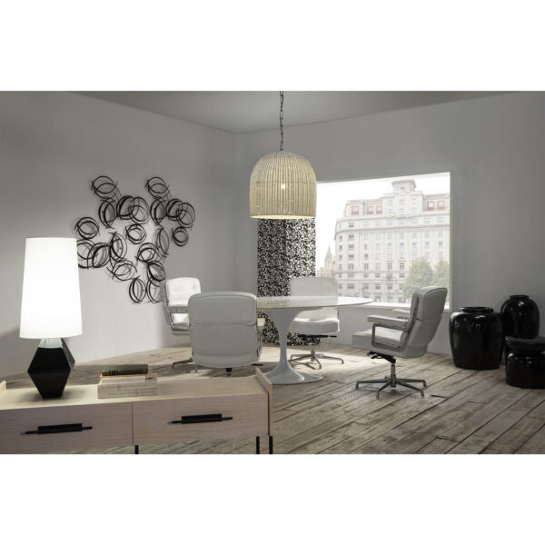 Table tulipe blanche Oblo Thai Natura - 25621:00- image ambiance