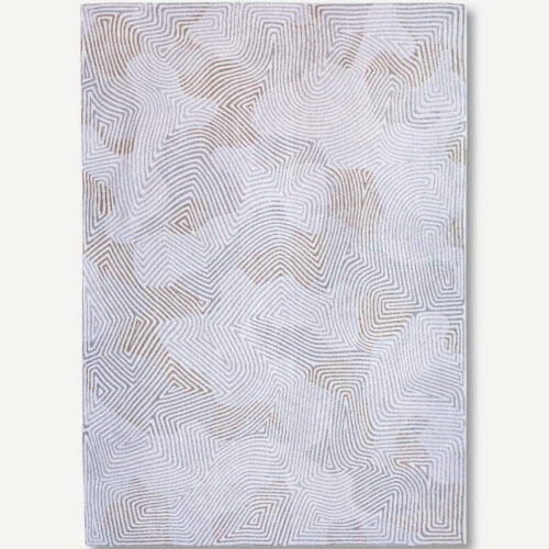 Tapis Meditation Coral Oyster White Louis de Poortere