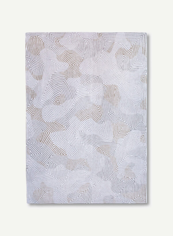 Tapis Meditation Coral Oyster White Louis de Poortere