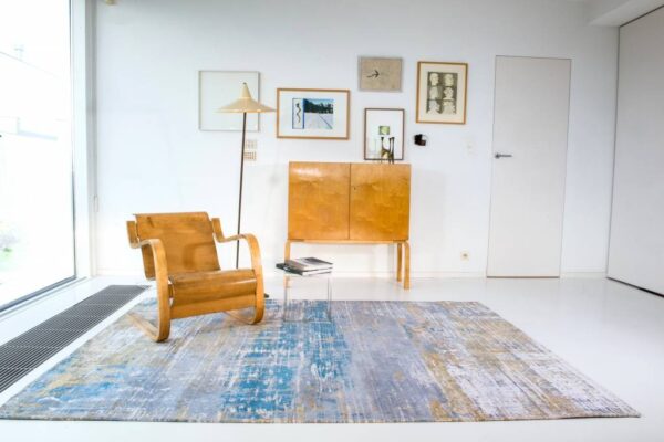 Tapis Atlantic Streaks Long Island Blue Louis de Poortere – Image 2