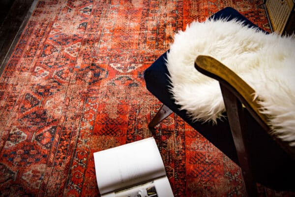 Tapis Antiquarian Hadschlu 782 Red Brick Louis de Poortere – Image 3