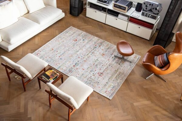 Tapis Antiquarian Ushak Turkish Delight Louis de Poortere – Image 2