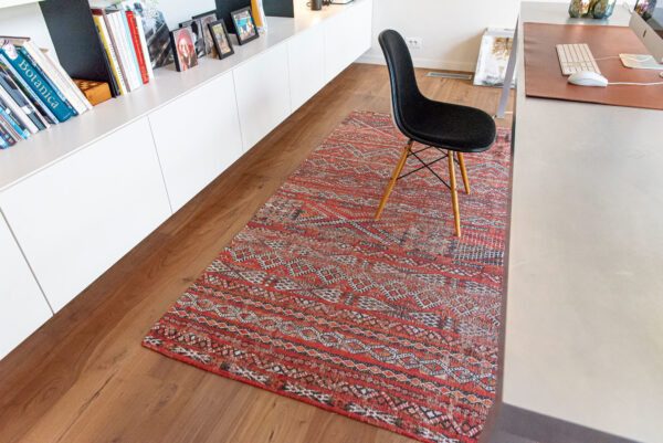 Tapis Antiquarian Kilim Fez Red Louis de Poortere – Image 3