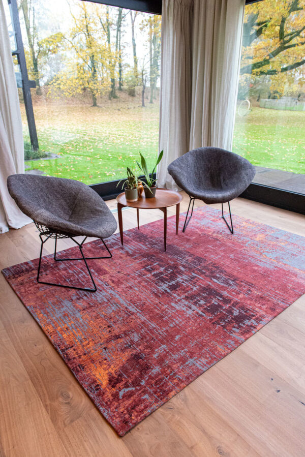 Tapis Atlantic Streaks Nassau Red Louis de Poortere – Image 2