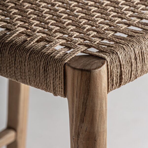 Tabouret en teck Vical Home 35934 - 5
