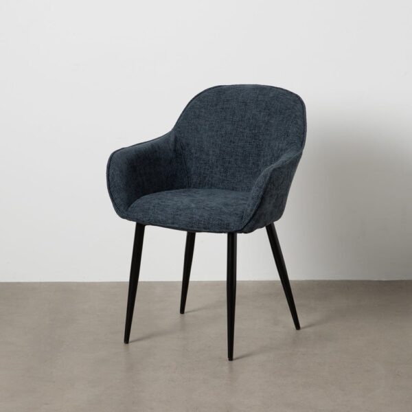 Chaise chenille bleu Baxy Ixia - 612584