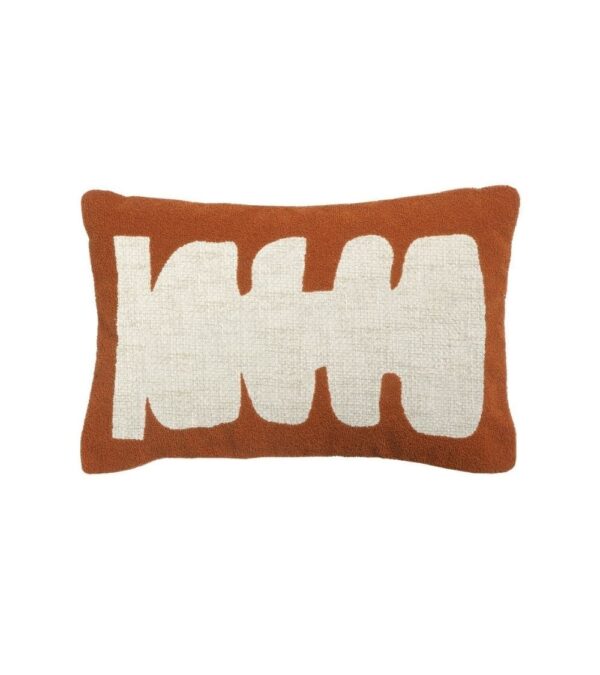 Coussin Grannova Moutarde Blanc Athezza