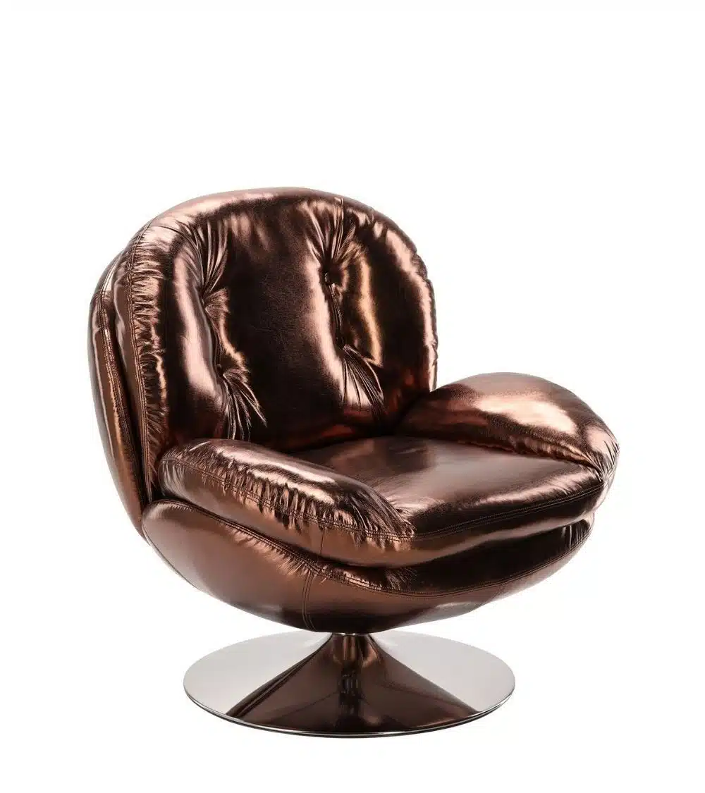 Fauteuil Memento Bronze Brillant Athezza