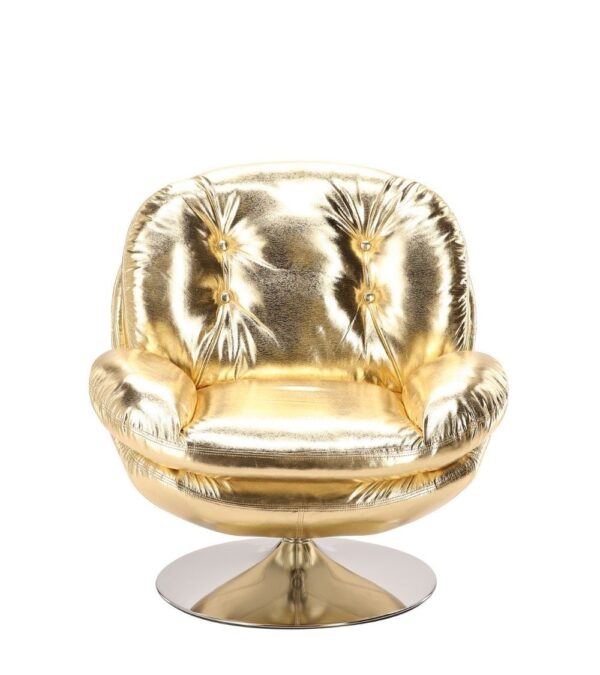 Fauteuil Memento Doré Brillant Athezza – Image 2