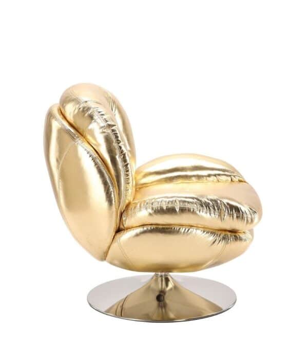 Fauteuil Memento Doré Brillant Athezza – Image 3