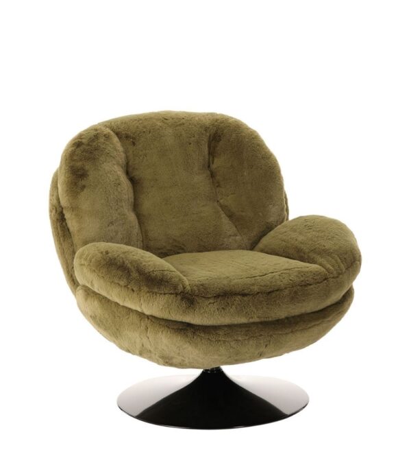 Fauteuil Memento  Fourrure Kaki Athezza