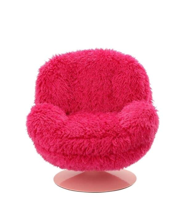 Fauteuil Memento  Fourrure Fuschia Athezza – Image 2