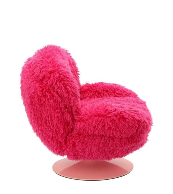 Fauteuil Memento  Fourrure Fuschia Athezza – Image 3