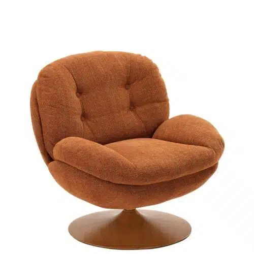 Fauteuil pivotant Fauteuil Memento Fox Pied bois Athezza