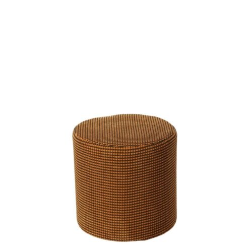 Pouf Livia marron épicé Athezza