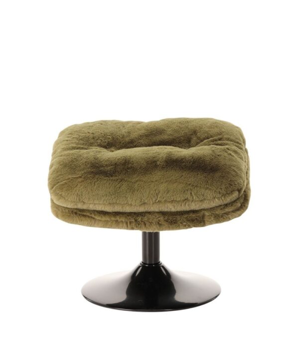 Repose Pied Memento Fourrure Kaki Athezza – Image 2