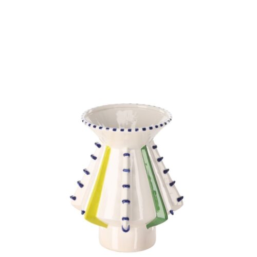 Vase Décoratif Laguna Jaune Vert Athezza