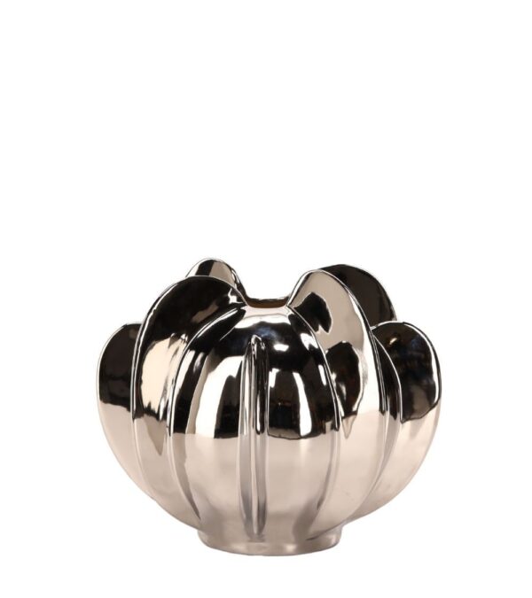Vase grès Remo Chrome L Athezza