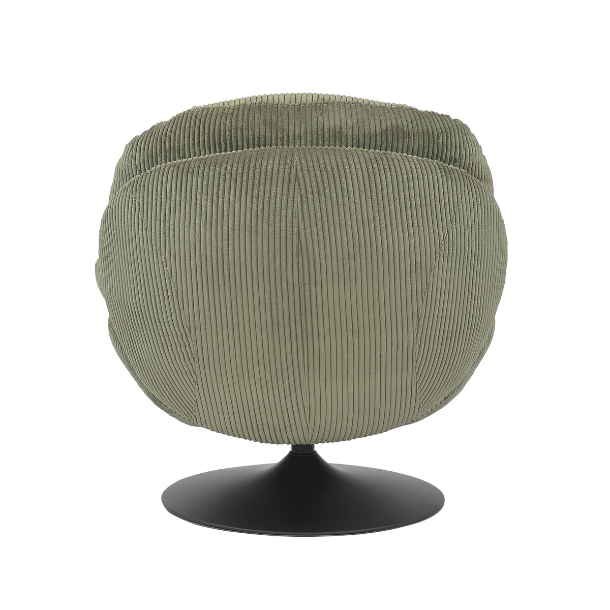 Fauteuil pivotant velours côtelé vert TOPI Zago – Image 5