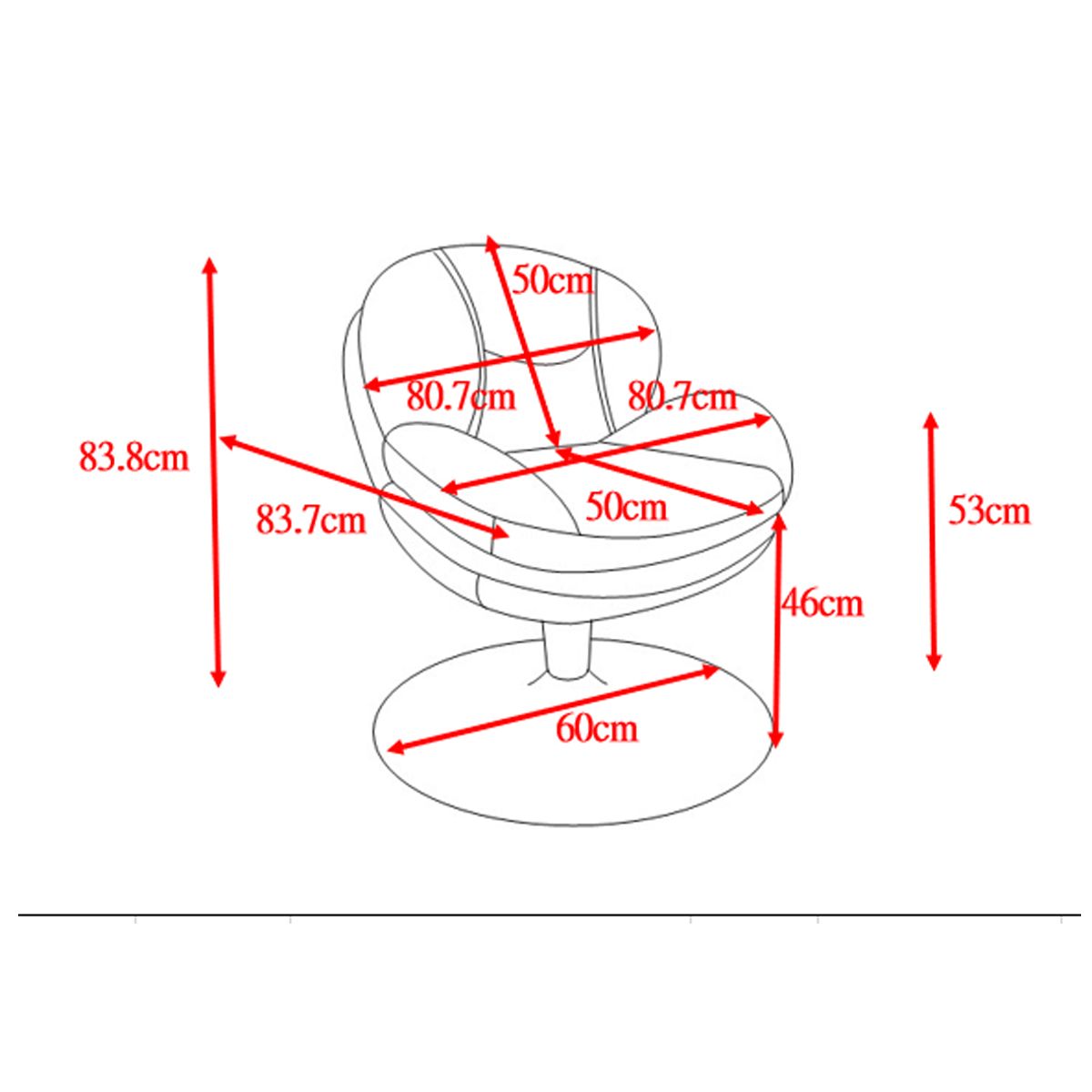 Fauteuil pivotant velours côtelé vert TOPI Zago – Image 6