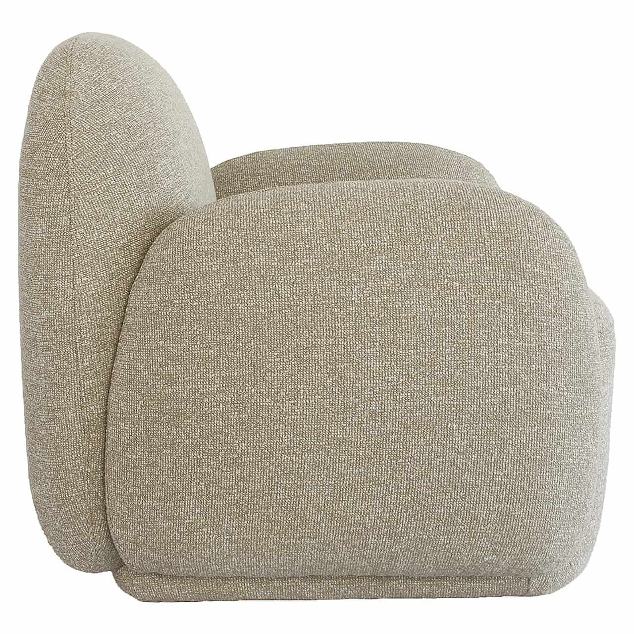 Fauteuil lounge Roxy lodge beige ignifugé Richmond Interiors – Image 5