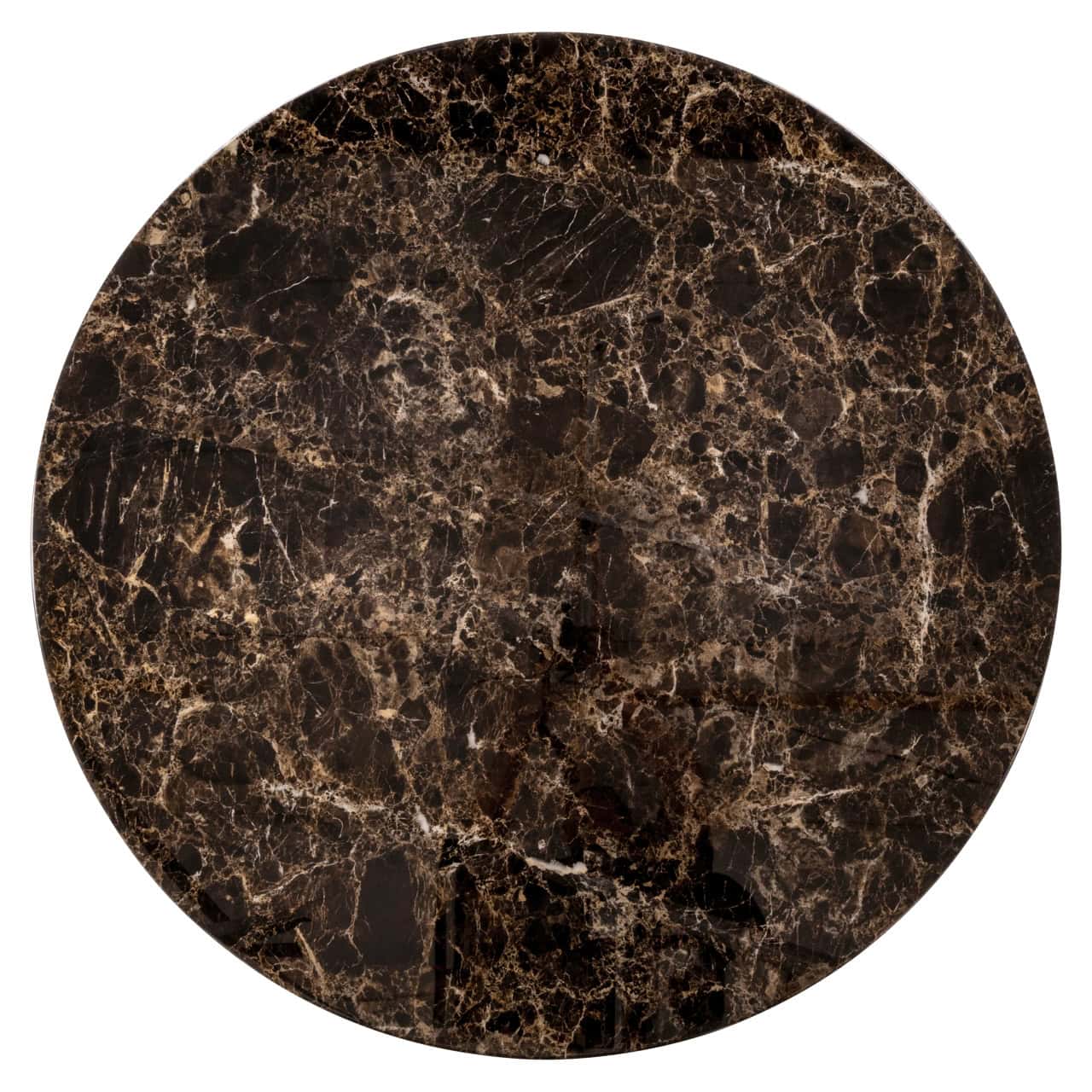 Table à manger Almundi chocolat brown ronde 120 cm Richmond Interiors – Image 4