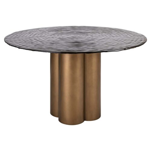 Table à manger Glastonburry gold antique ronde 135 cm Richmond Interiors