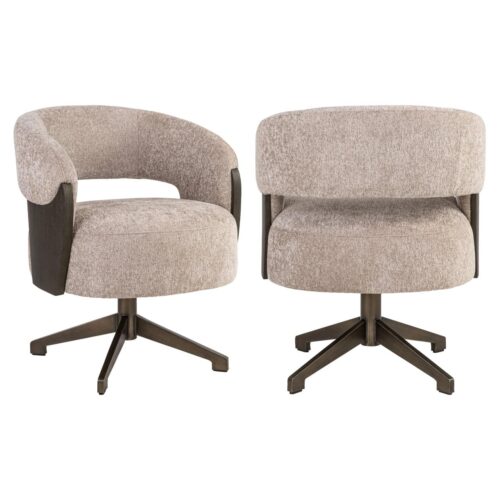 Chaise de salle à manger Pollux be easy sand oak Richmond Interiors