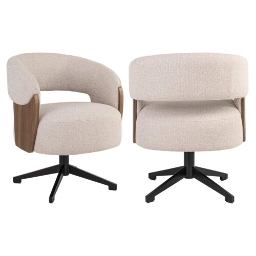 Chaise de salle à manger Pollux lodge desert walnut Richmond Interiors