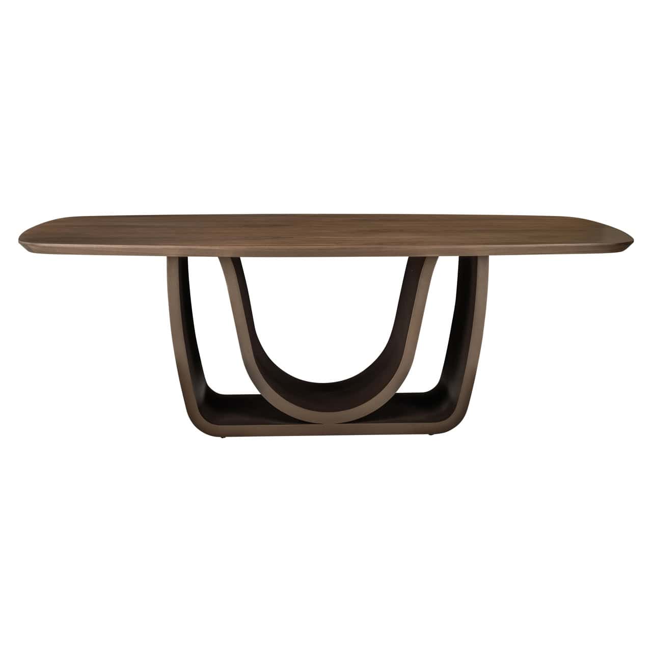 Table à manger Windsor walnut 230 cm base laiton Richmond Interiors – Image 2