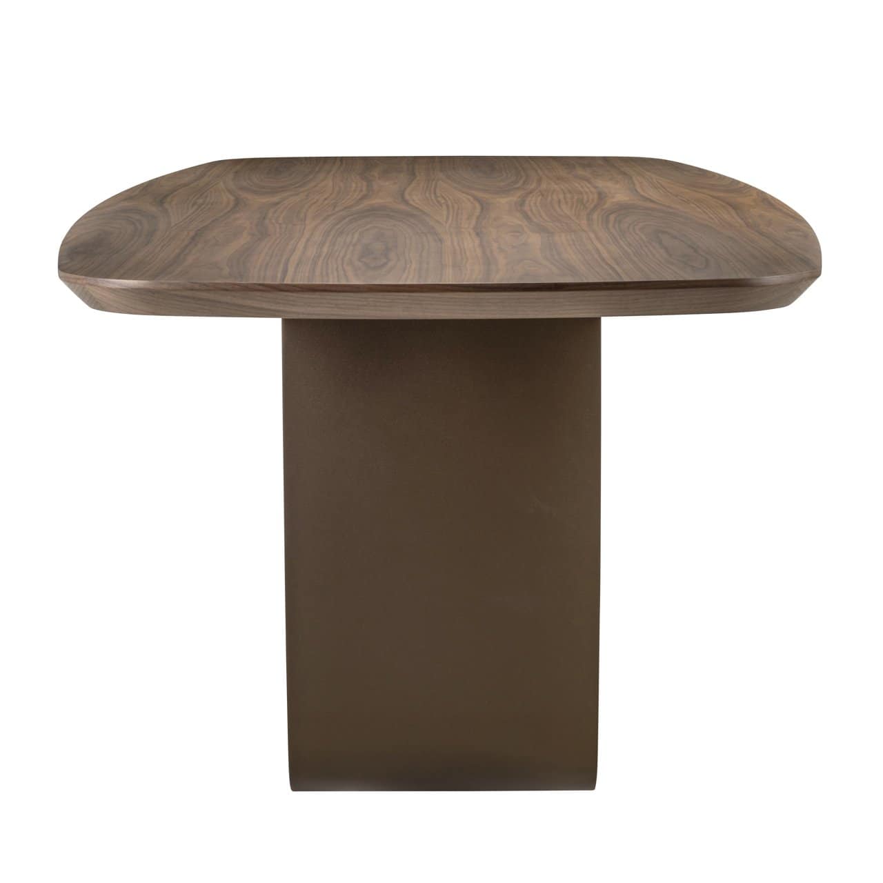 Table à manger Windsor walnut 230 cm base laiton Richmond Interiors – Image 3