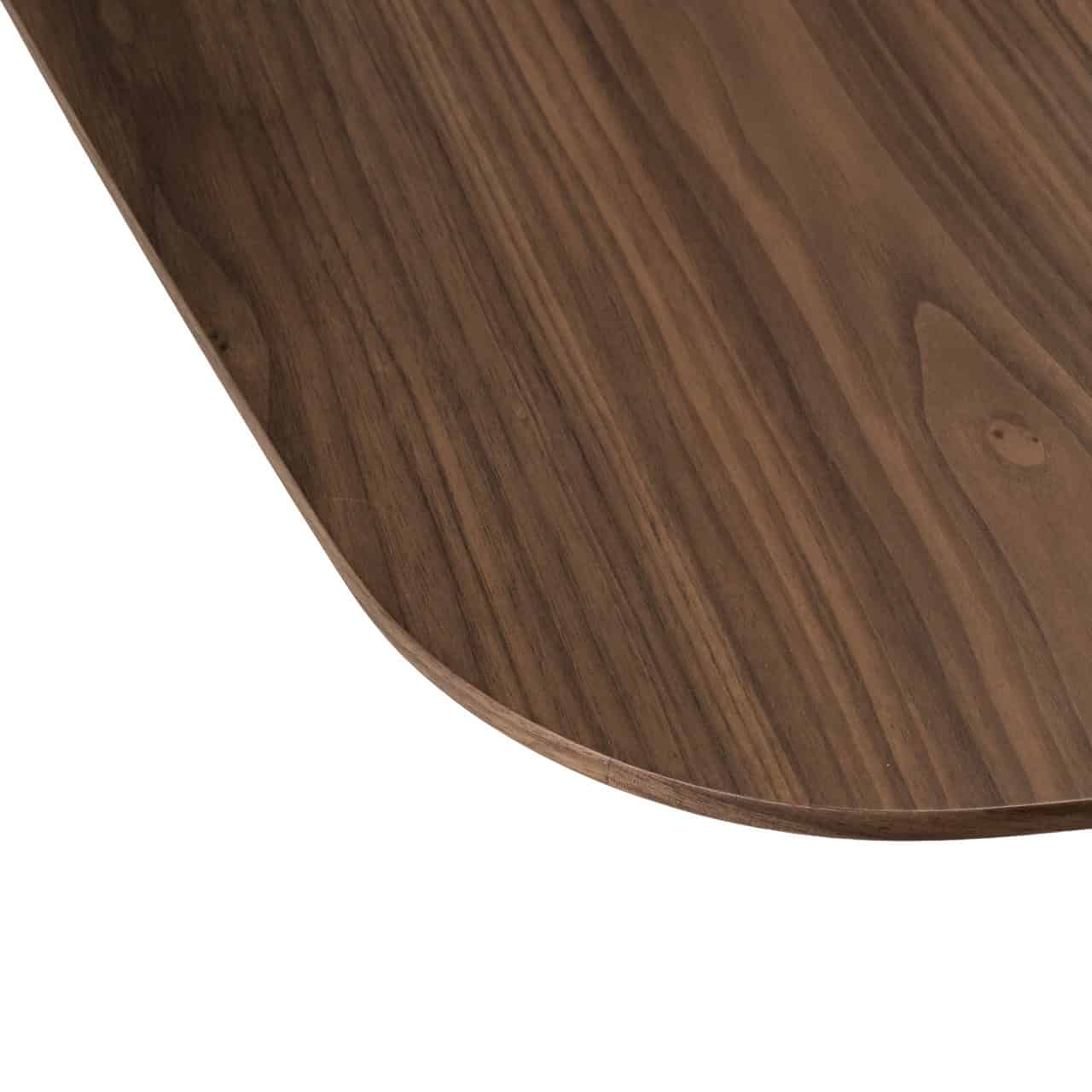 Table à manger Windsor walnut 230 cm base laiton Richmond Interiors – Image 5