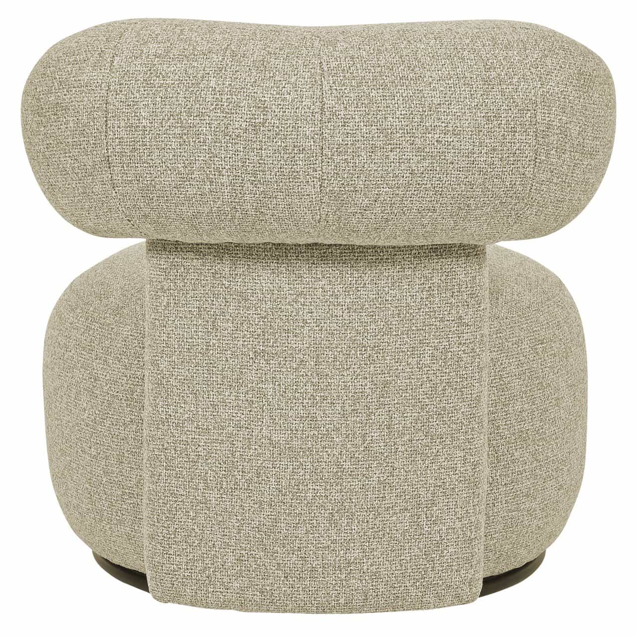 Fauteuil lounge Kaya cayenne marron pivotant Richmond Interiors – Image 5