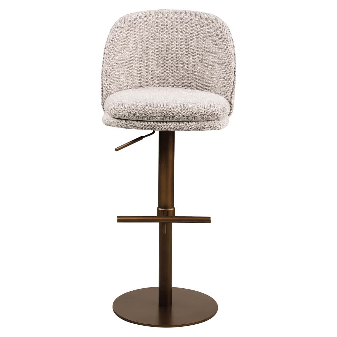 Tabouret de bar Vesper mocca fancy pivotant Richmond Interiors – Image 3